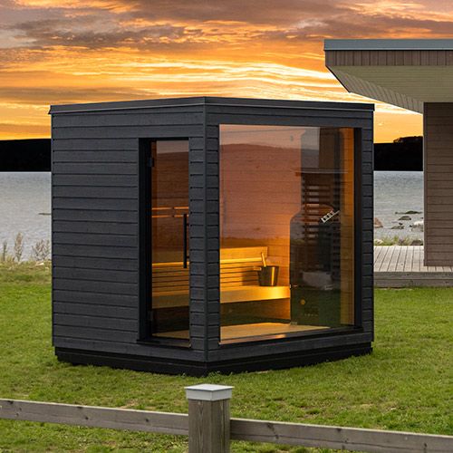 SaunaLife Model G6 5-Person Outdoor Sauna – Pre-Assembled