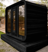 Muskoka Outdoor Cube Sauna [Limited Black Edition]
