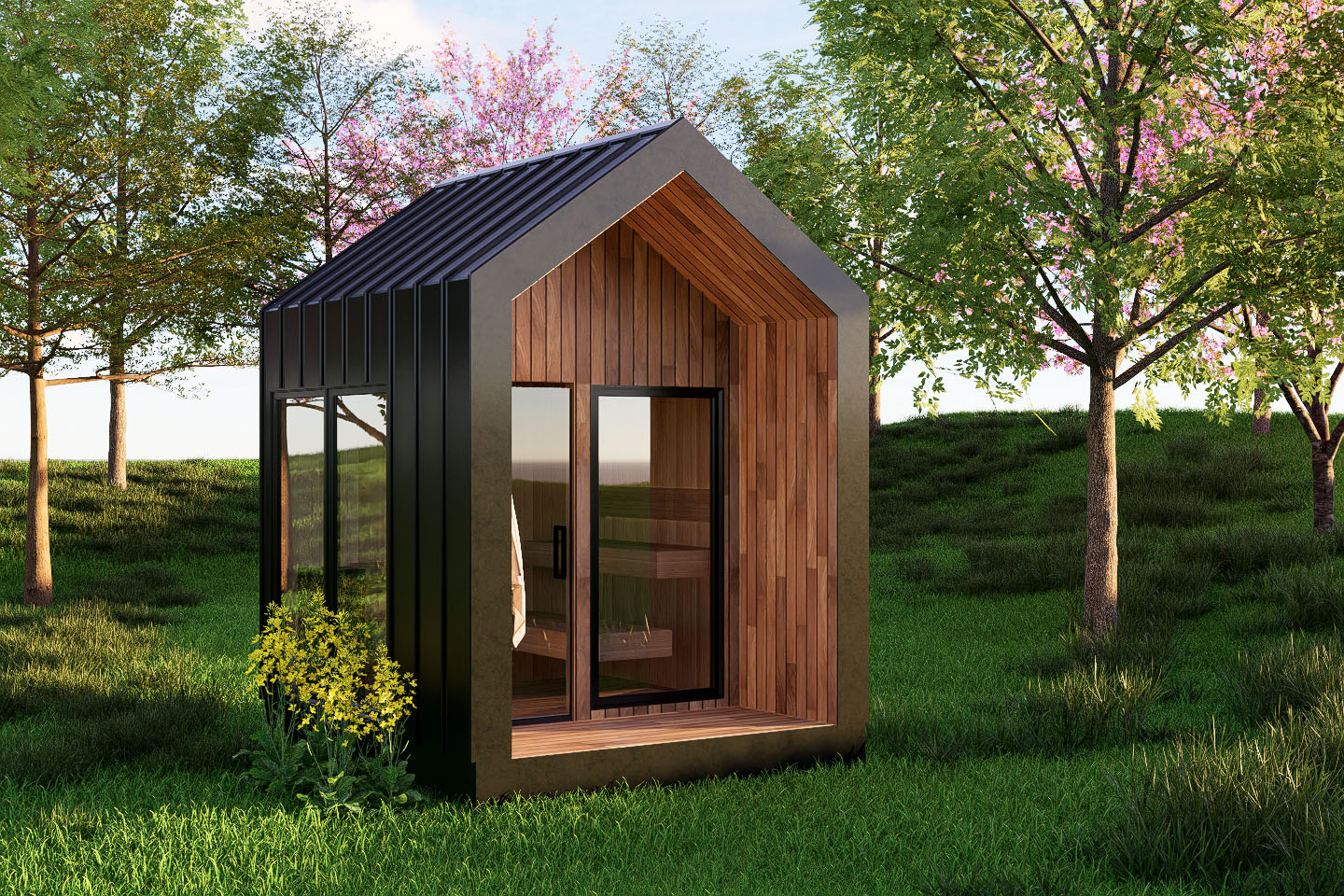 Sweaty Yeti Sauna – 4 to 6 Person Outdoor Sauna