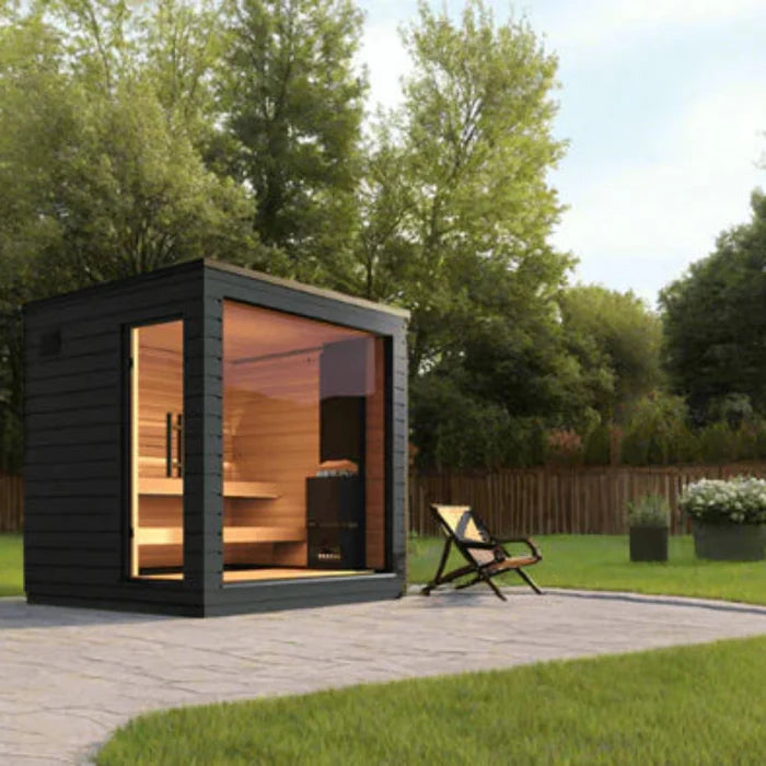 SaunaLife Model G6 5-Person Outdoor Sauna – Pre-Assembled