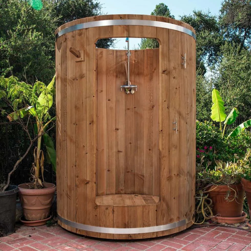 Dundalk Leisurecraft Rainbow Outdoor Shower – Cedar Barrel