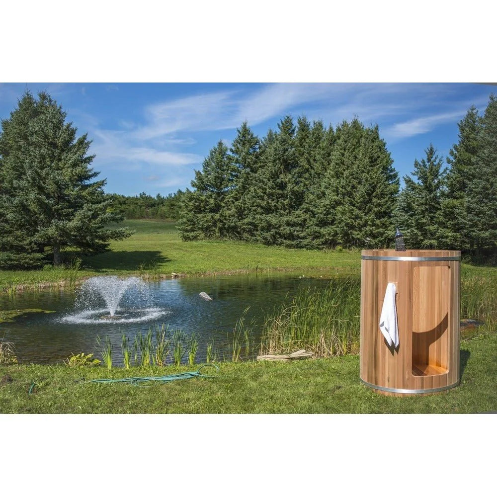Dundalk Leisurecraft Rainbow Outdoor Shower – Cedar Barrel