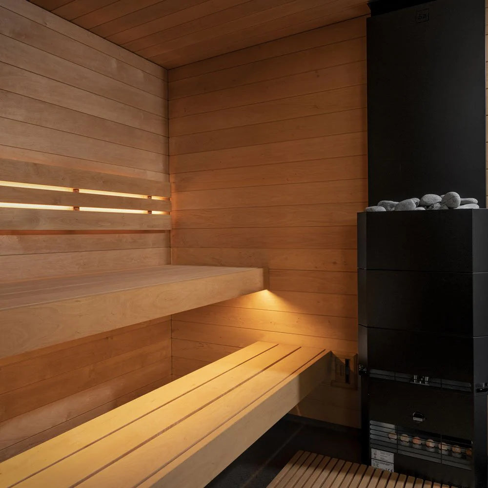 SaunaLife Model G6 5-Person Outdoor Sauna – Pre-Assembled